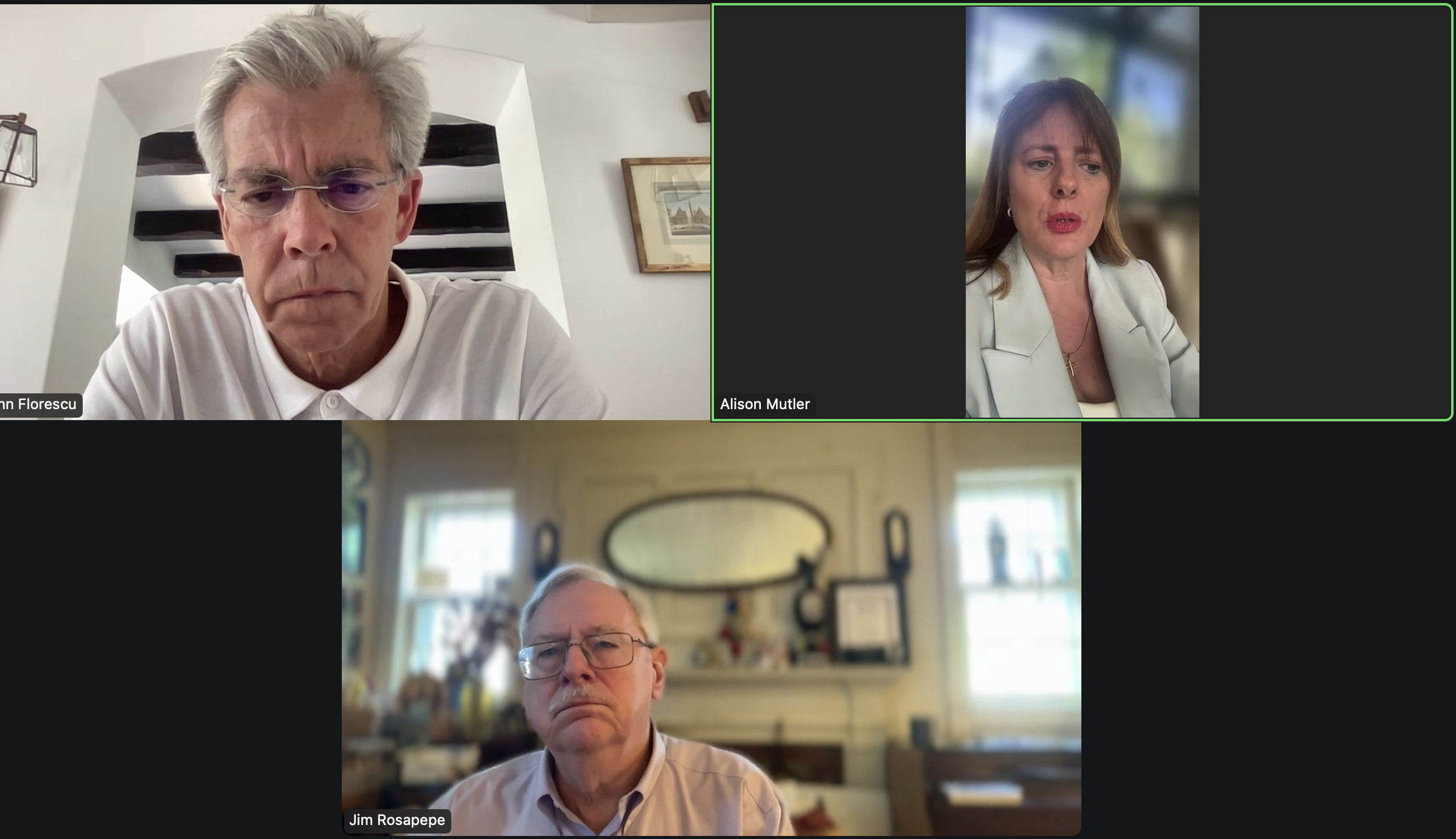 Alison Mutler Jim John